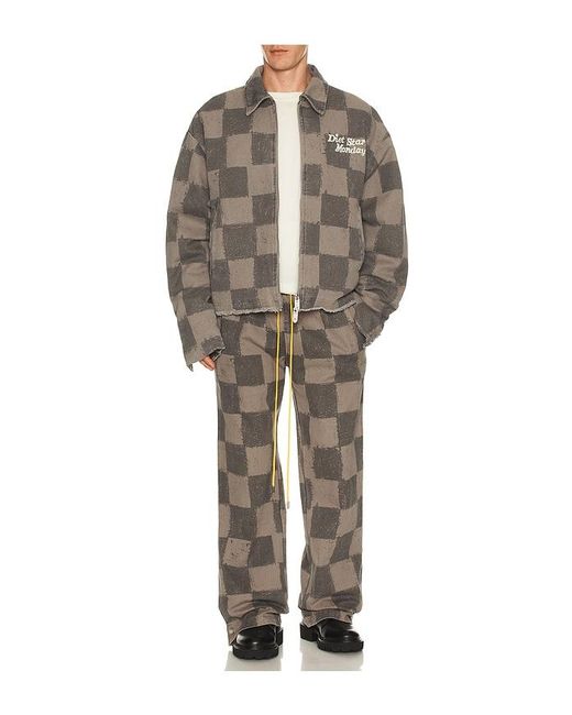DIET STARTS MONDAY Gray Dylan Jacket for men