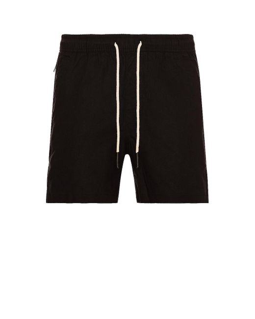 Oas Linen Shorts in Black for Men Lyst