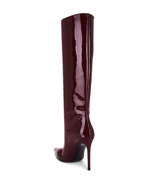 retroféte Red Lyra Leather Boot