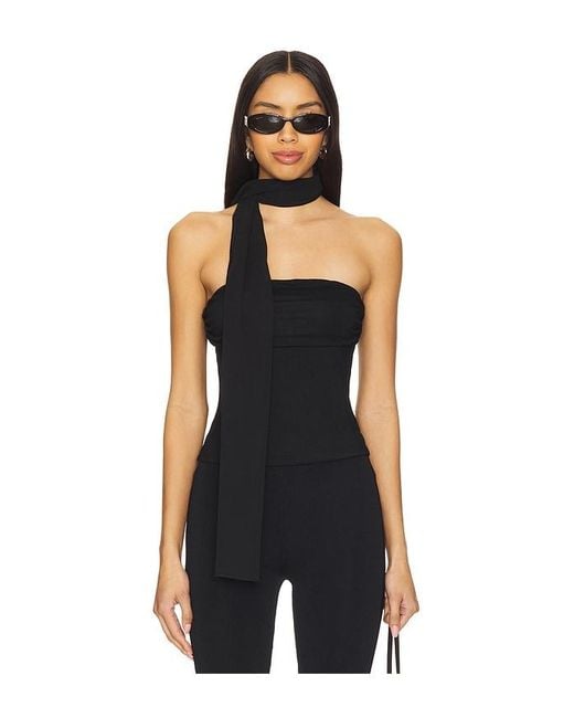 ALL THE WAYS Black Nataline Top