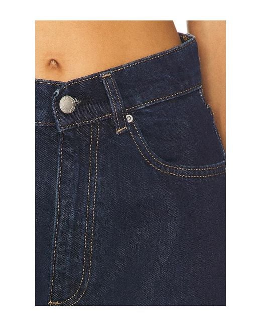 DL1961 Blue Taylor Ultra High Relaxed Rise Barrel Jeans