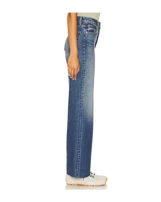 SLVRLAKE Denim Blue Grace Wide Leg Jeans