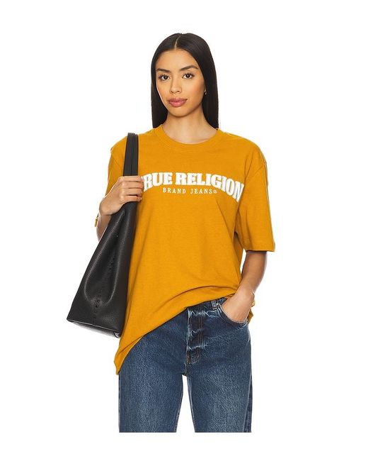 メンズ True Religion Tシャツ Orange