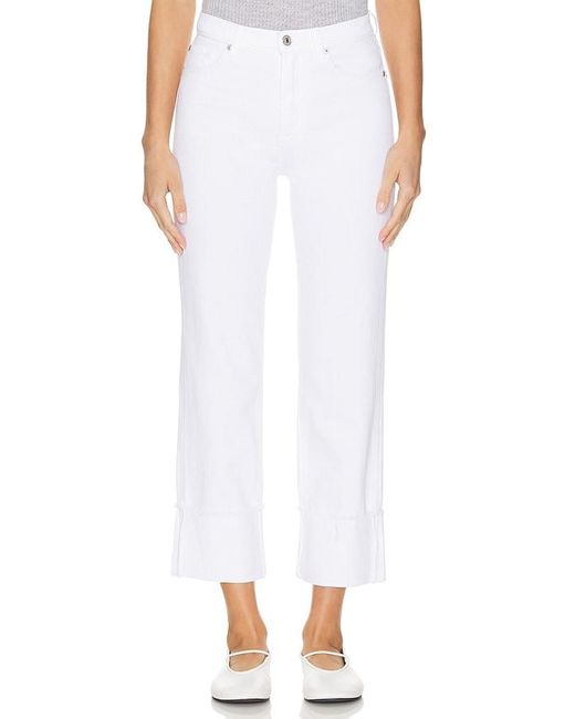 7 For All Mankind White Logan Stovepipe