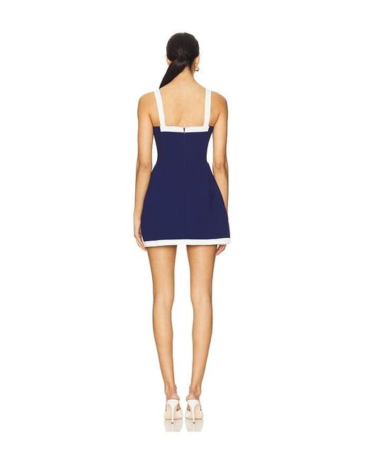 Amanda Uprichard Blue Martini Skort Romper