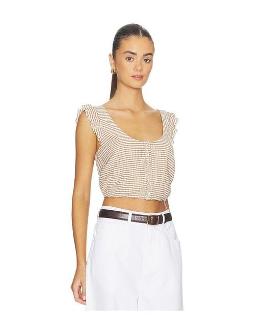 Stone Cold Fox White X Revolve Leni Top