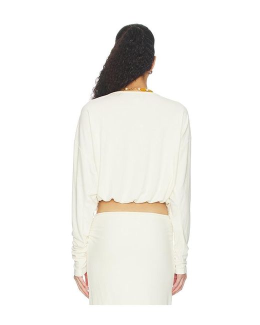 SNDY'S White Alira Top