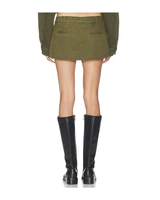 Lioness Green Rhode Mini Skirt