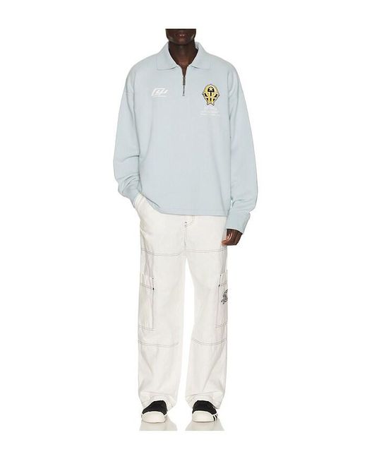 Off-White c/o Virgil Abloh White Offline Team Fleece Polo for men
