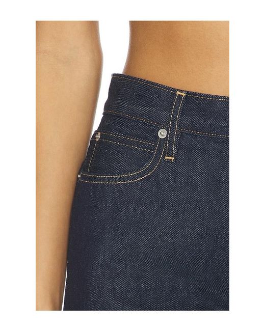 SLVRLAKE Denim Blue Pheonix Relaxed Straight Jeans