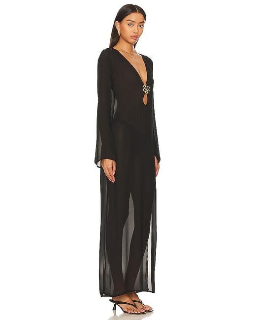 Maxivestido Hotline En Color Negro Talla (También En M, S, Xl, Xs) Cin Cin de color Black