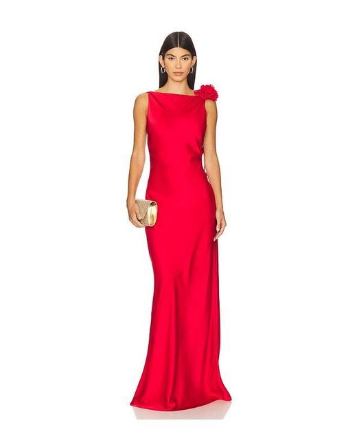 Lovers + Friends Red Angela Gown