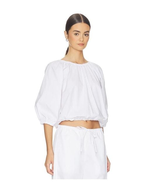 By Malene Birger White Lelow Top