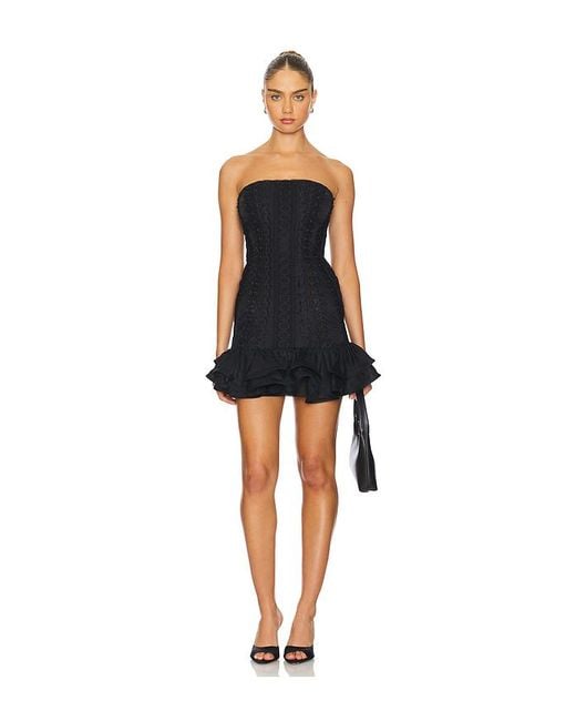 Vestido Corto Pralle En Color Negro Talla (También En M) Charo Ruiz de color Black