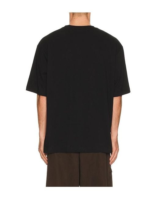 we11done Black Cross Necklace T-Shirt for men