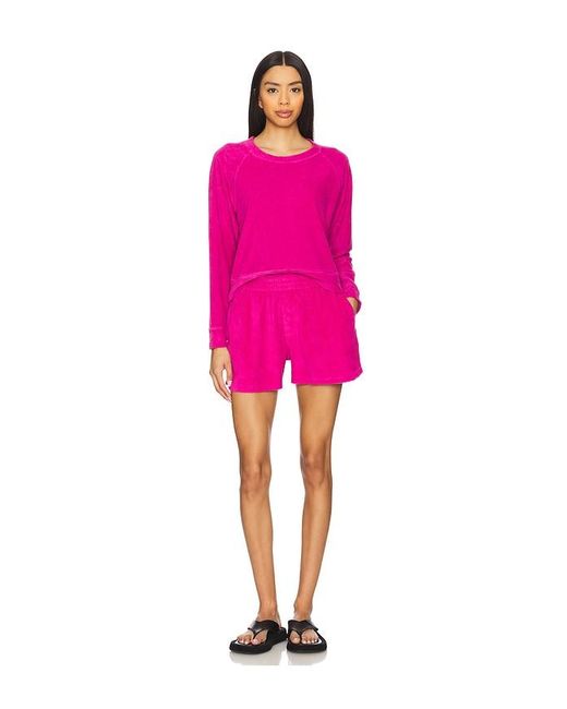 Bobi Pink Terry Top