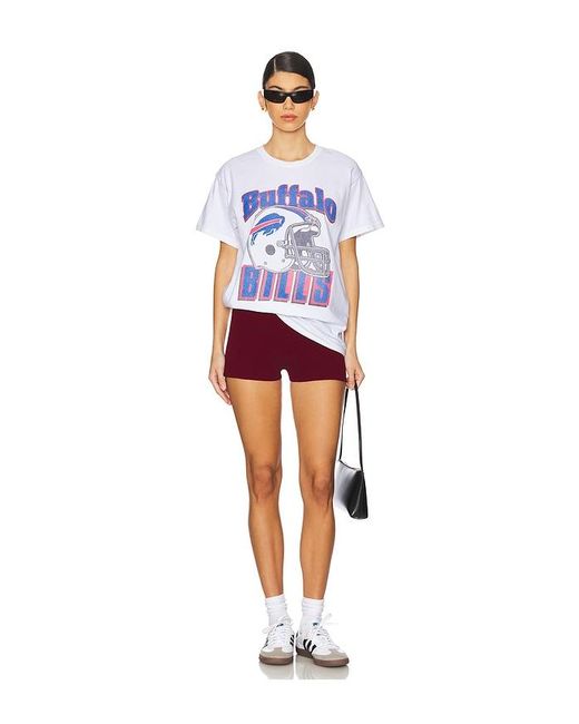 Junk Food White Bills Throwback Helmut Tee for men