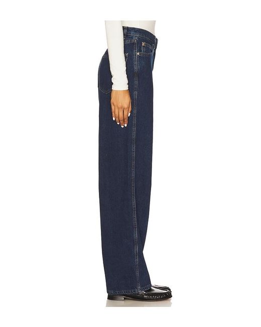 DL1961 Blue Kaylen High Rise Soft Curve Straight Jeans