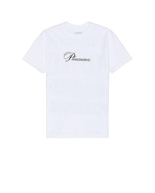 Stack t-shirt Pleasures de hombre de color White