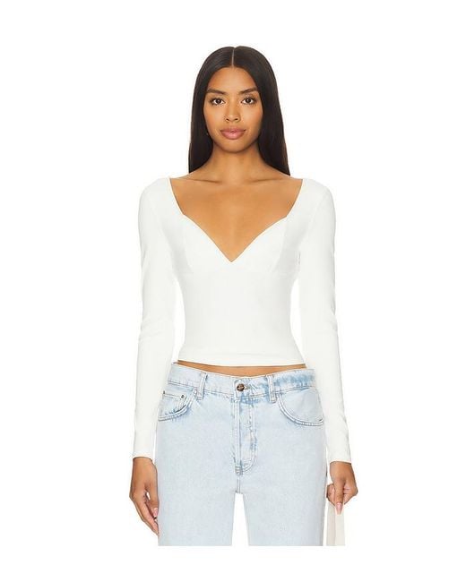 Camisola De Manga Larga Intimately Fp Duo En Talla (También En M, S, Xl) Free People de color White