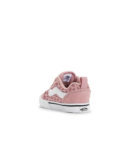 Vans Pink Toddler Knu Skool Elastic Lace