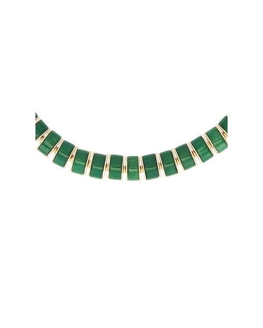 Roxanne Assoulin Green Semi Precious Heishi Necklace