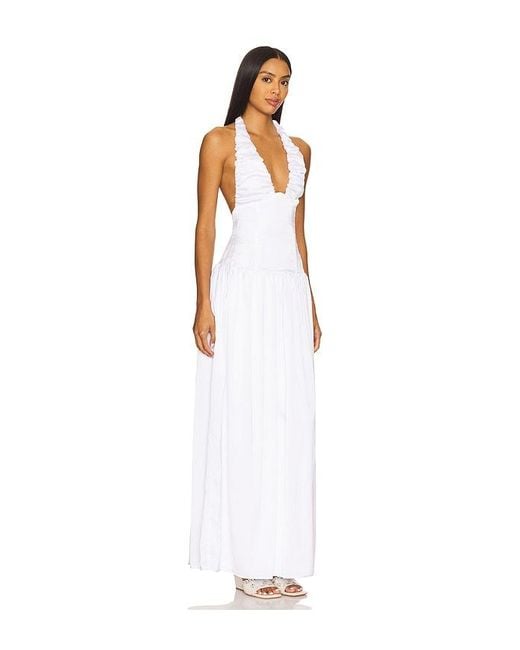 MORE TO COME White Gracy Maxi Dress