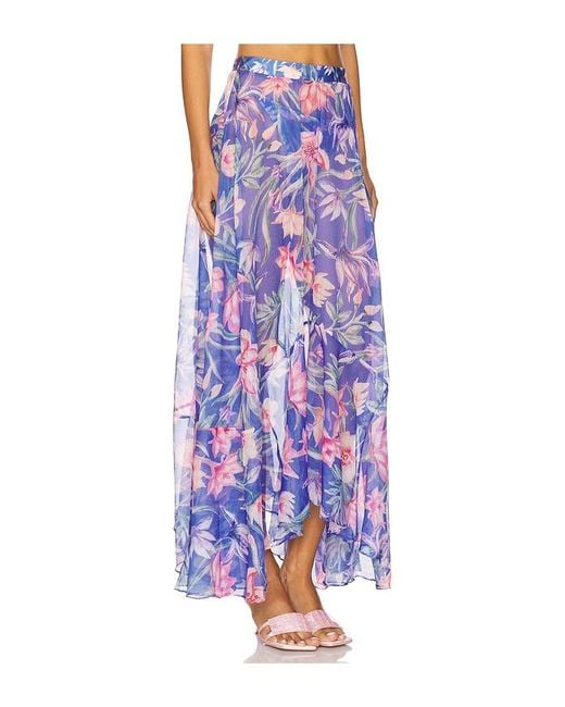 PATBO Amaryllis Maxi Skirt Purple