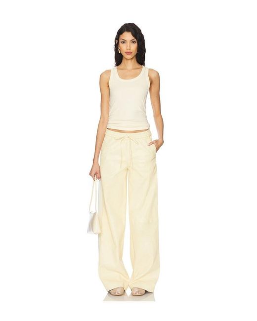 SPRWMN Natural Fitted Scoop Tank Top