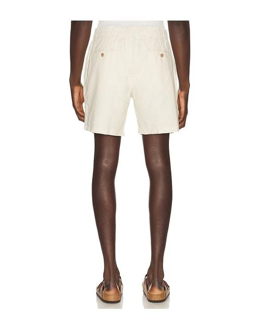 Marine Layer Natural Saturday Hemp Chino 7 Short for men