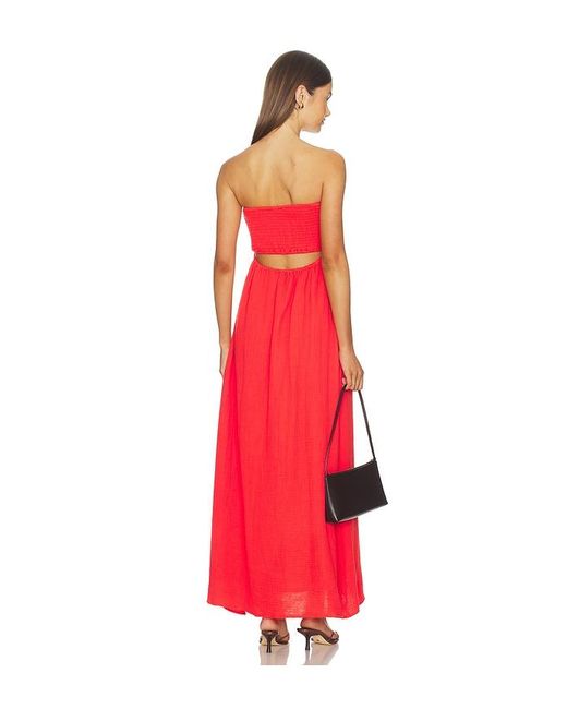 Beach Riot Red Yula Maxi Dress