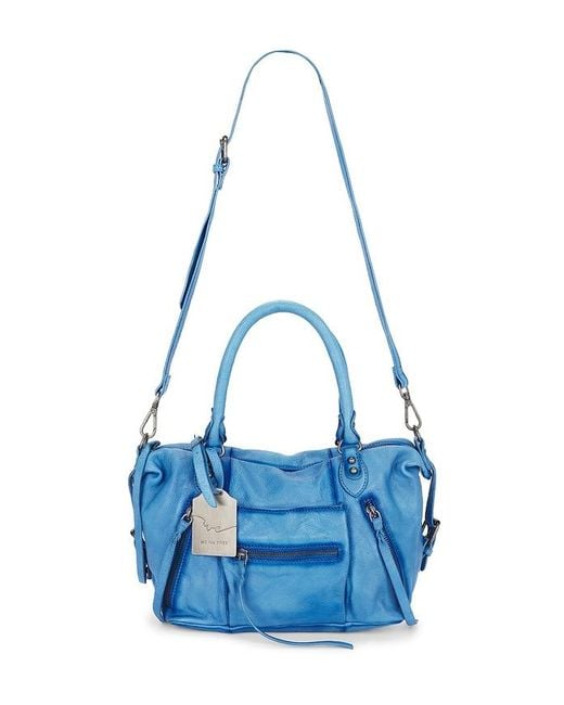 Free People Blue Wtf Baby Emerson Tote Bag