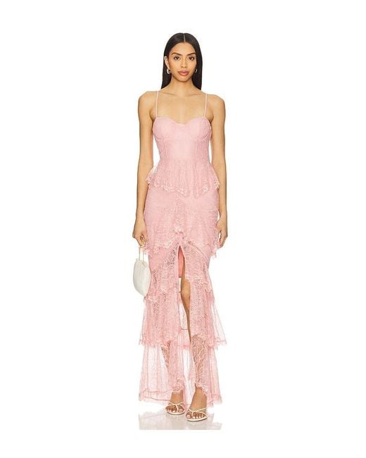 MAJORELLE Multicolor Zelda Fitz Gown