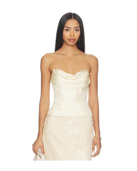 Misha Natural The Volta Silk Bustier