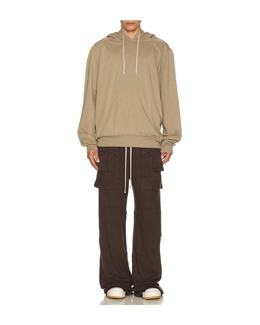 Rick Owens Natural Oversized Hoodie for men