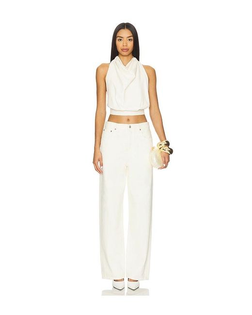Cult Gaia White Adrienne Top