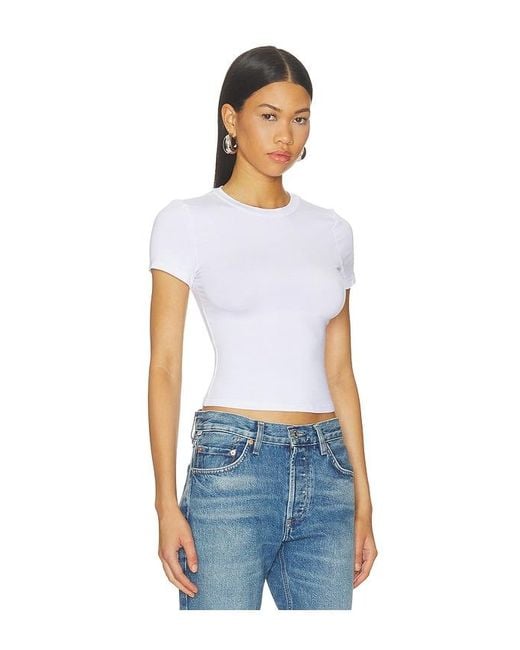ALL THE WAYS White Abby Tee