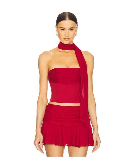 LOBA Red Korsett Monica