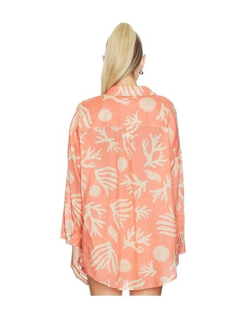 LSPACE Orange Rio Tunic