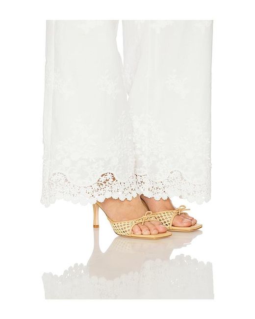 WeWoreWhat White Tie Waist Pant