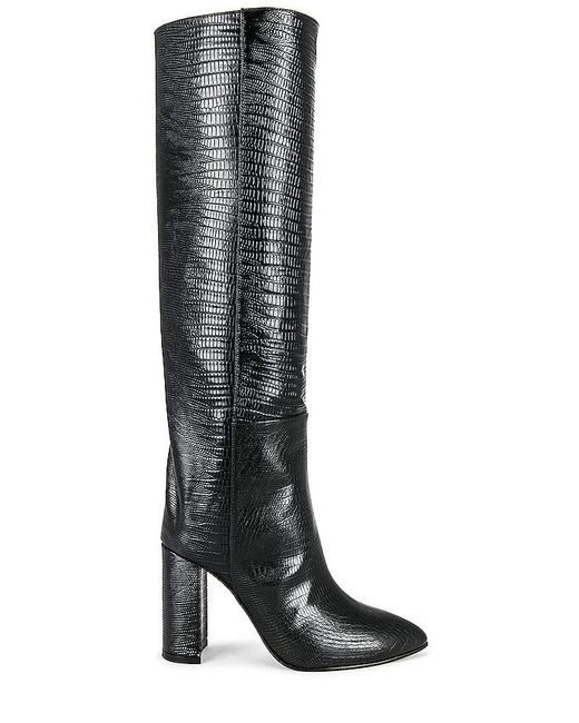Toral Black BOOT TALL LEATHER