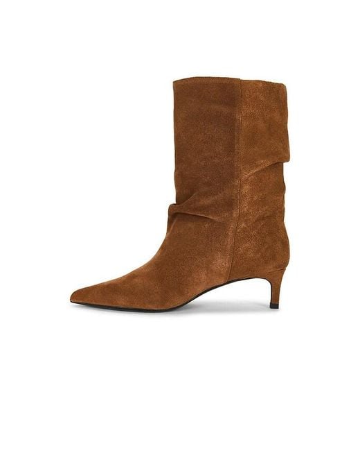 Black Suede Studio Brown Boot Marty 50