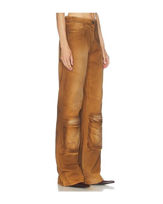 MSGM Natural Overdyed Spray Pant