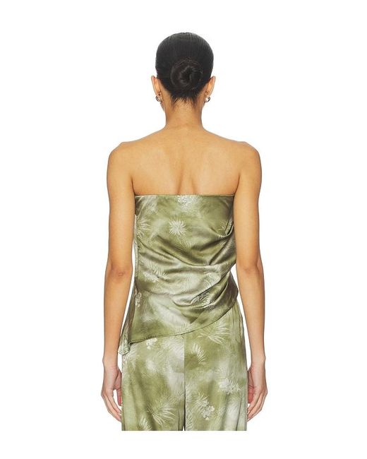 SNDY'S Green Lyra Print Top