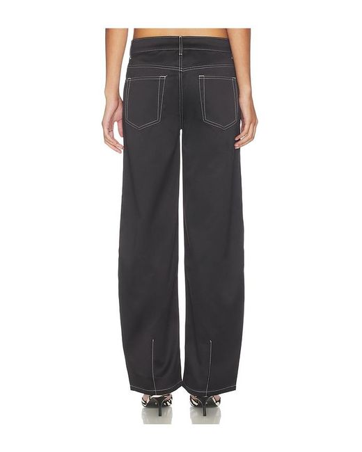 Lioness Black Serenity Satin Pant