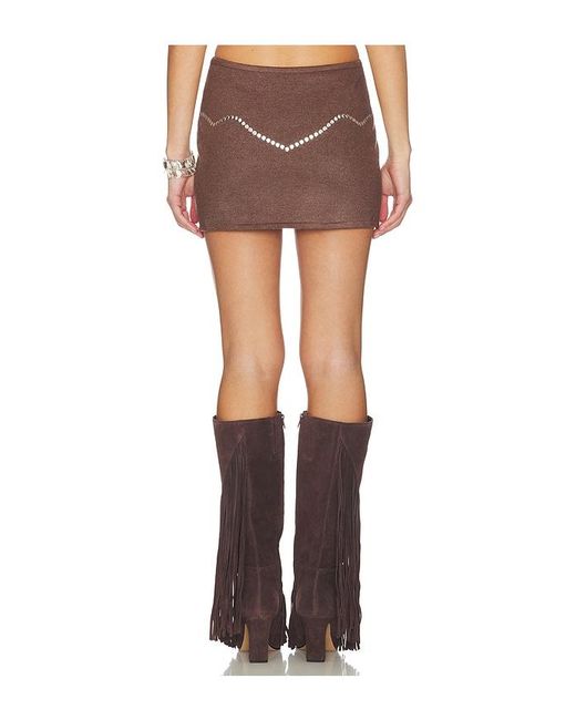Urban Outfitters Brown Moonshine Skirt