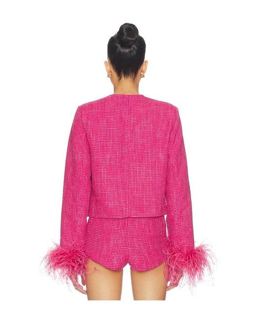 Milkwhite Pink Tweed Jacket