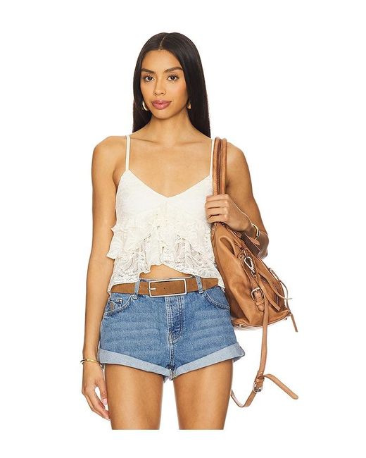 MORE TO COME Blue Marisol Cami Top