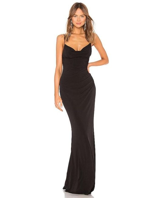 Katie May Black Surreal Gown