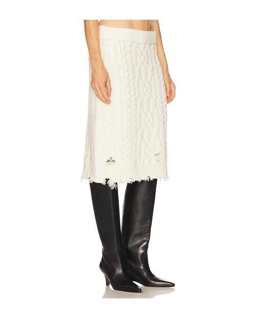Jonathan Simkhai White Brioni Skirt